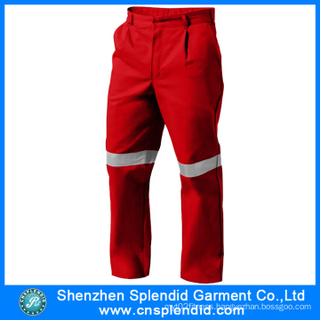 Working Garment Reflective High Visibility Red Woman Pants